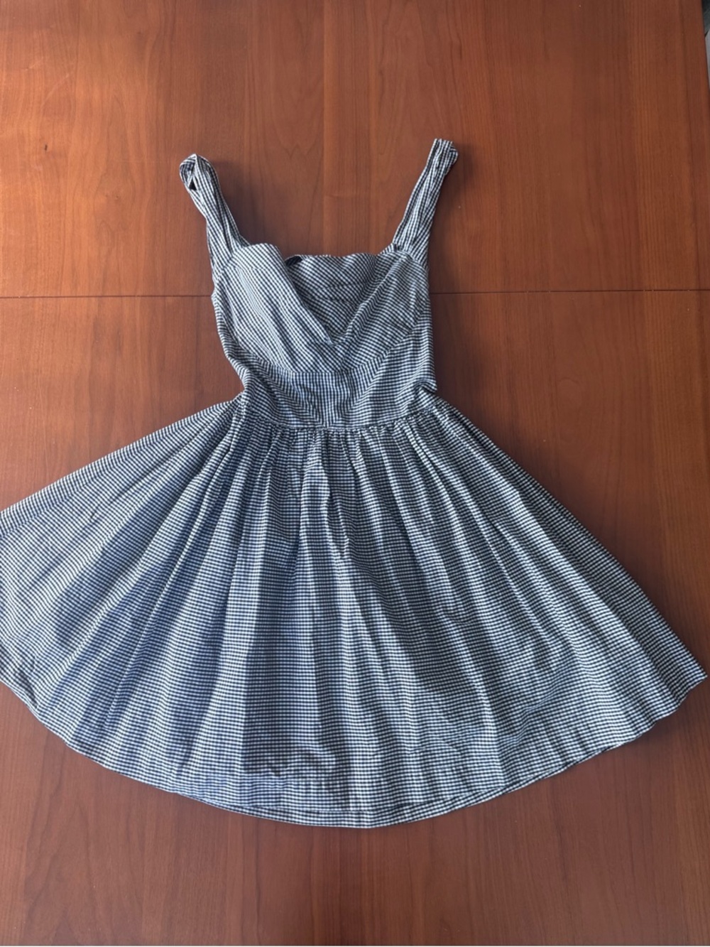 BIRD by Juicy Couture Black & White Gingham Dress